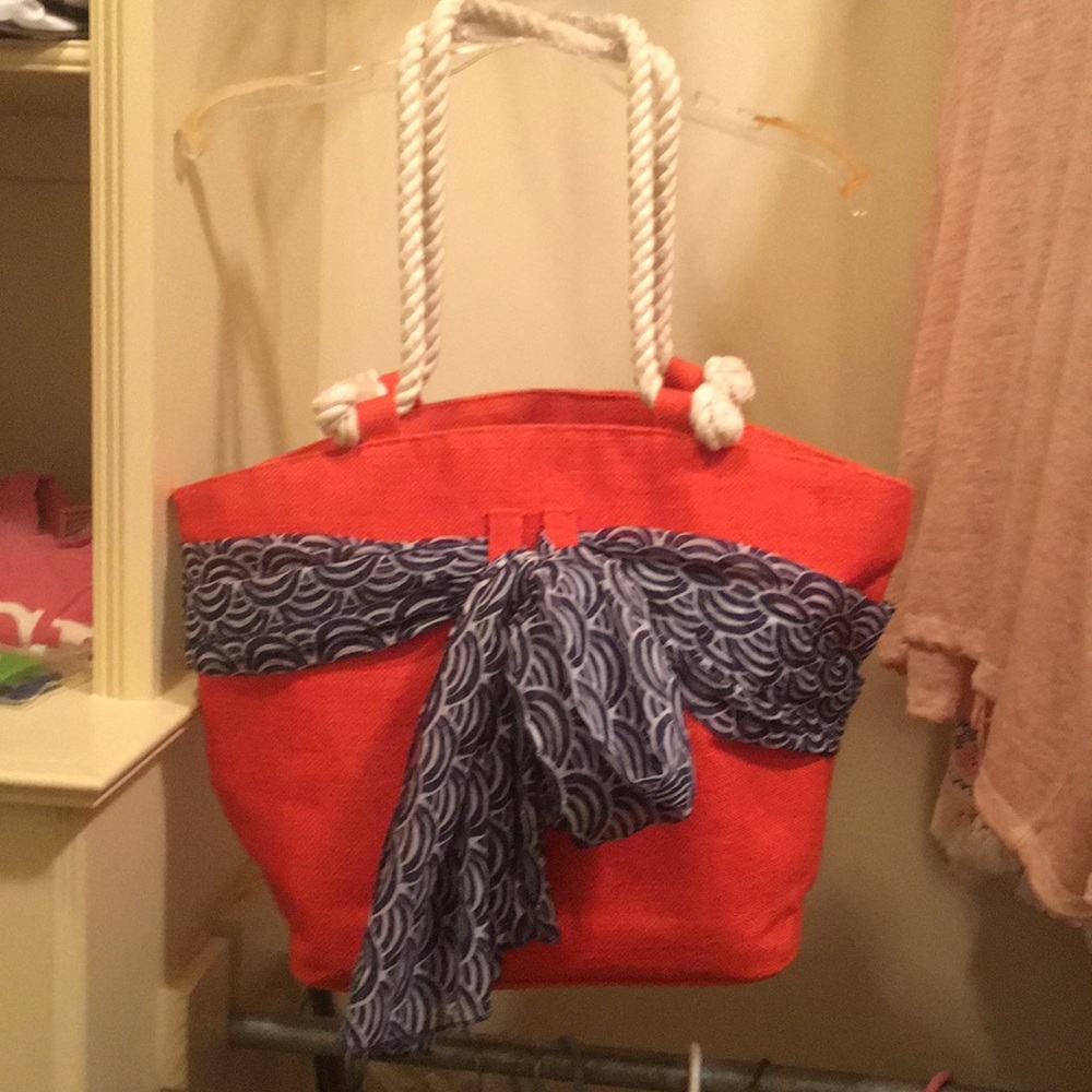 Mud Pie Beach Tote